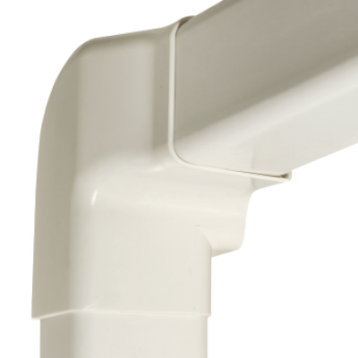 Left vertical corner for PVC Channel 60x45mm