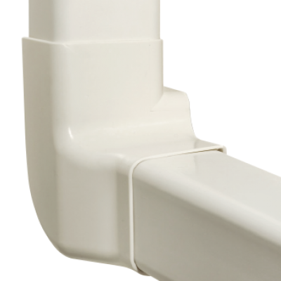 Right vertical corner for PVC Channel 60x45mm