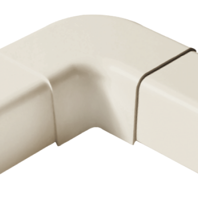 Wall bend for PVC duct 60x45mm