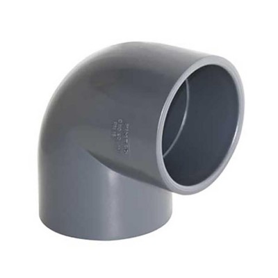PVC Коляно ф20 - 90°  PN16 за лепене