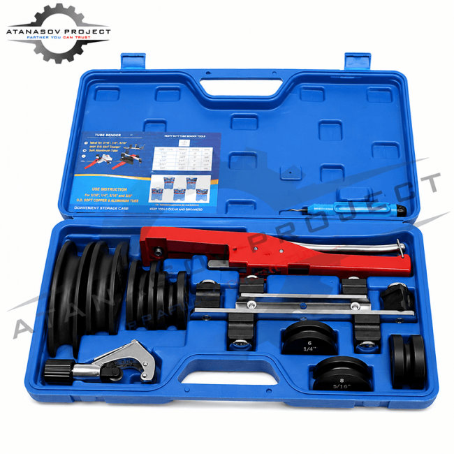 Számszeríj típusú csőhajlító készlet rézcsövekhez - 1/4”, 5/16”, 3/8”, 1/2”, 5/8”, 3/4”, 7/8” - Szerszámok